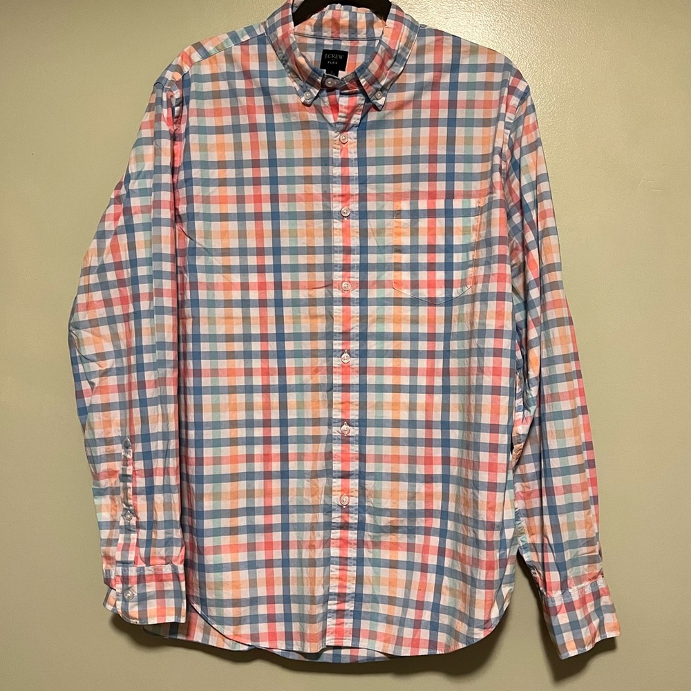 J Crew Mens Button Down Shirt